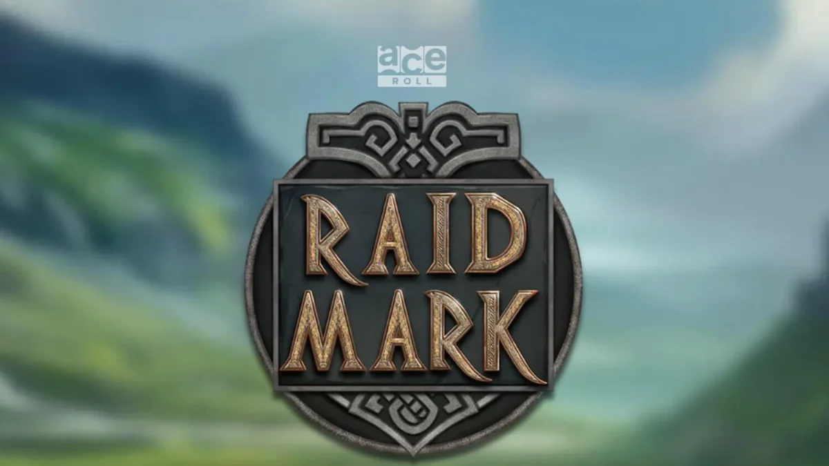 Giao diện trò chơi slot Raidmark với chủ đề Viking chiến đấu