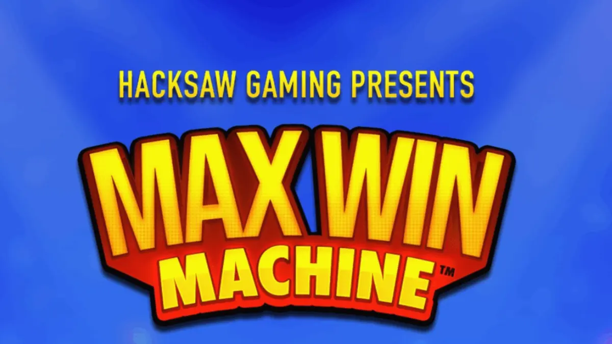 Giao diện trò chơi slot Max Win Machine với các biểu tượng số 7 rực rỡ